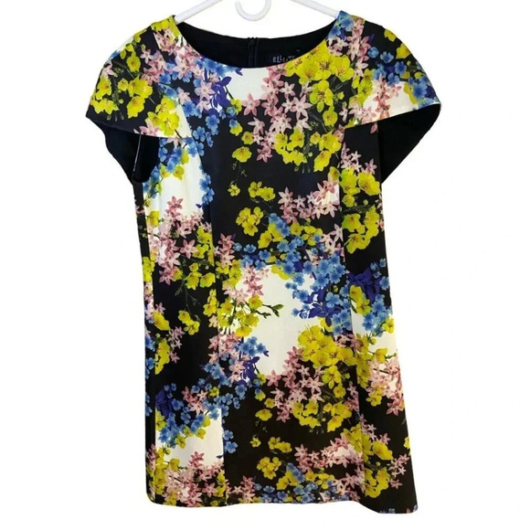 Elliatt NWT Botanic Shift Dress Sold Out On Revolve Mini Dress Florals Medium - Picture 2 of 15